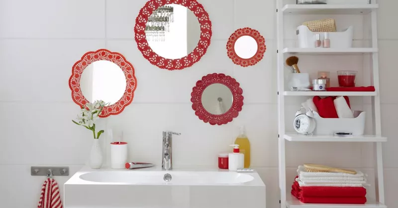 
  Decorați oglinzile: rame originale din dantelă de tort - Your-Best-Home.net
