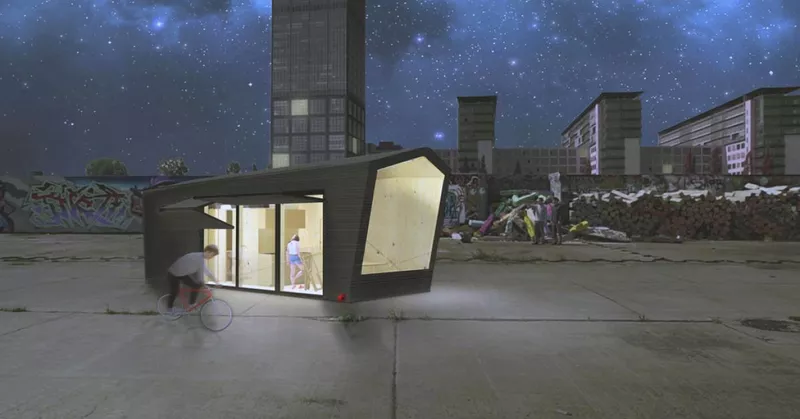 
  Architecture future: décollée: mini maison préfabriquée pour le toit de la ville - Your-Best-Home.net
