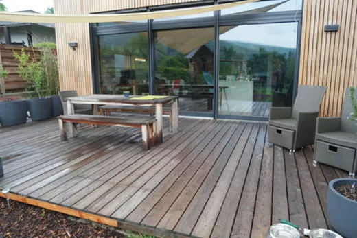 Thermowood - muy duradero gracias al tratamiento térmico
Thermowood - muy duradero gracias al tratamiento térmico